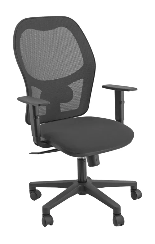 Silla oficina Hubble Negra